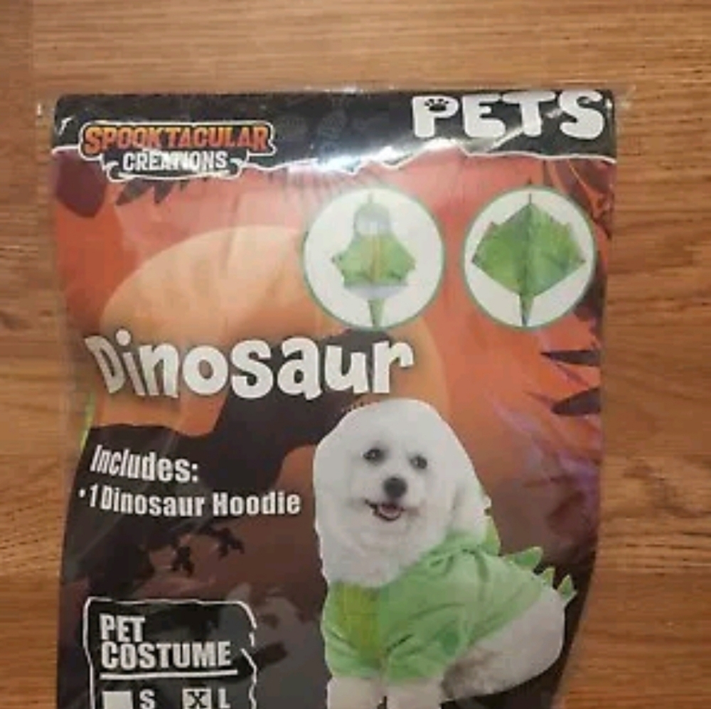 Spooktacular Creations Pets Dinosaur Costume NEW Size Large
